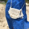 Mini Sac en Macramé Blanc