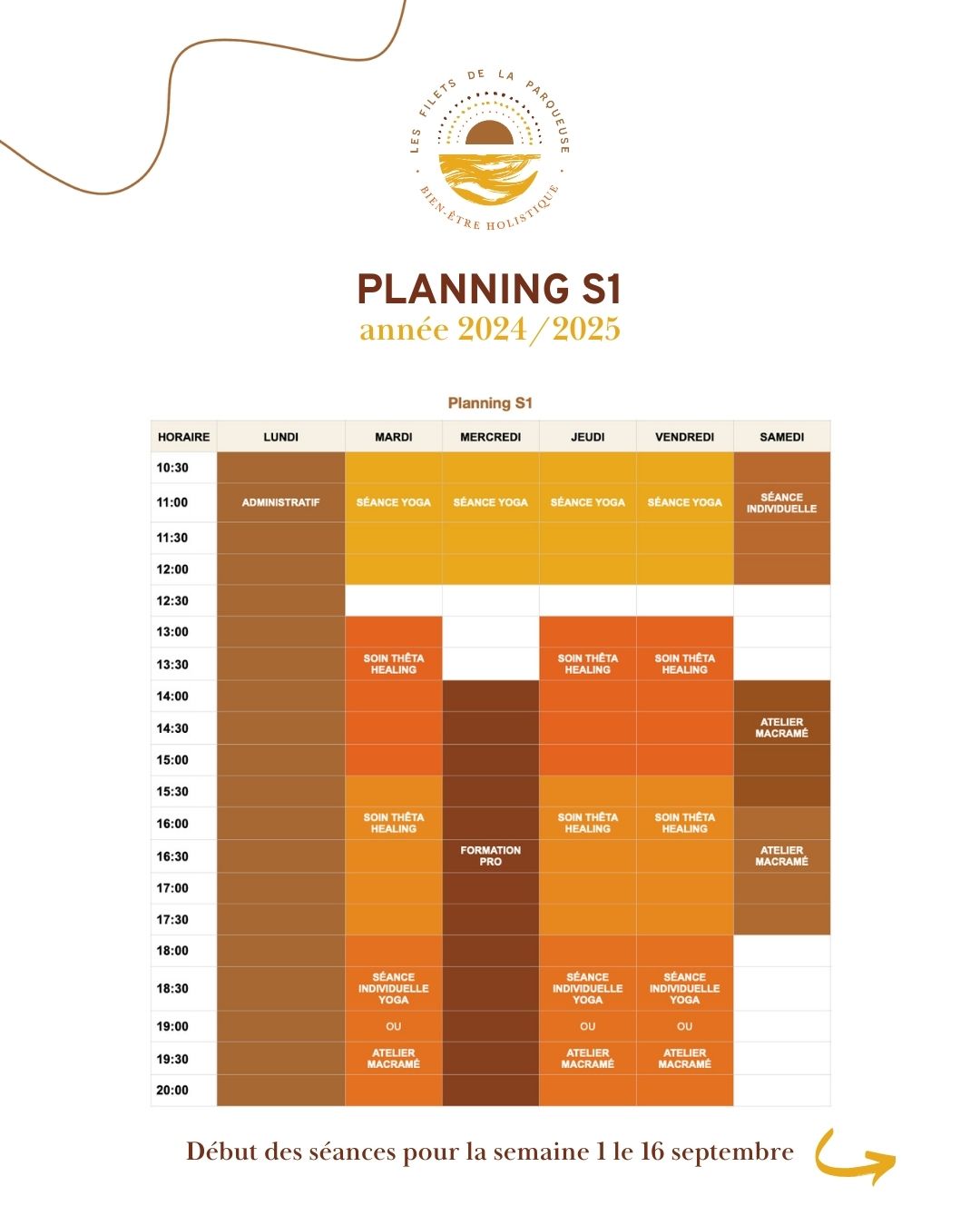 Planning année 2024/2025 S1