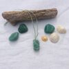 Collier chakra coeur vert avec aventurine verte