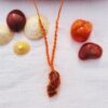 Collier chakra sacré orange avec cornaline