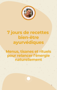 E.book 7 jours de recettes ayurvédiques