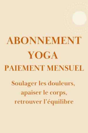 Abo yoga paiement mensuel