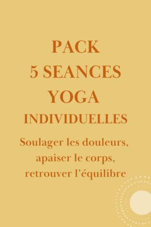 pack 5 séances yoga individuelles